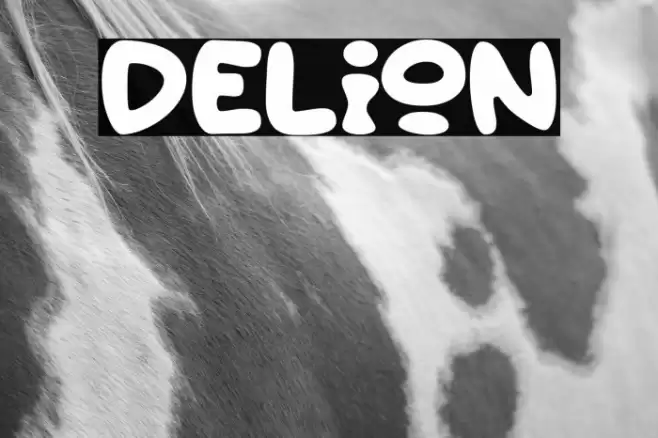 Delion Font examples