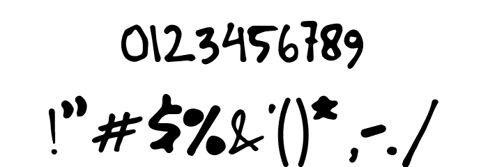 Delions Font OTHER CHARS