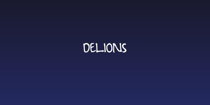 Delions Social Header