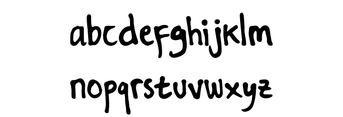 Delions Font LOWERCASE