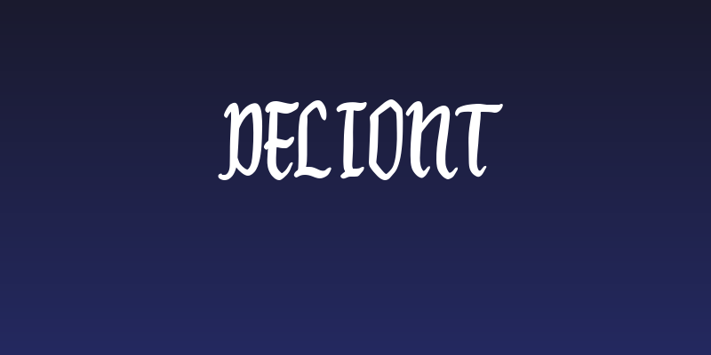 Deliont Social Header
