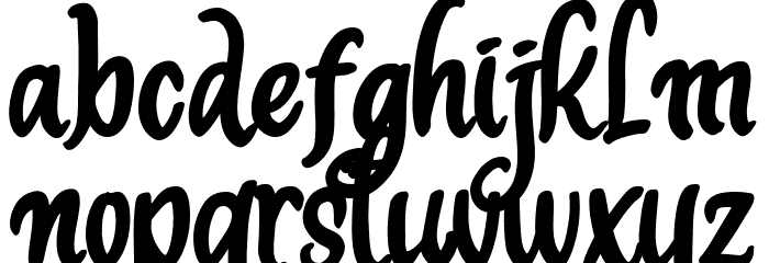 Deliont Font LOWERCASE