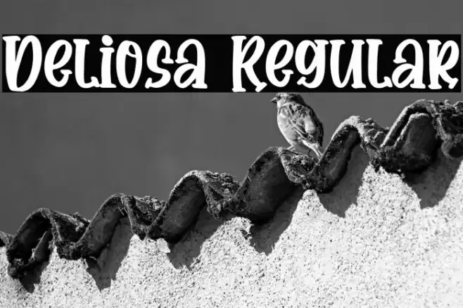 Deliosa Regular Font examples