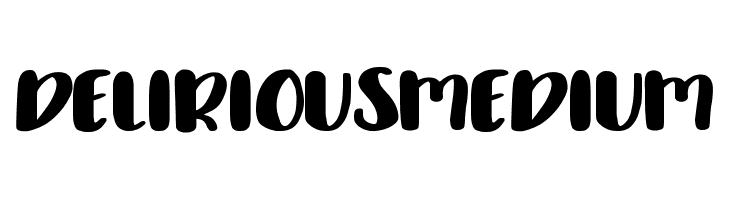 Delirious Medium Шрифта