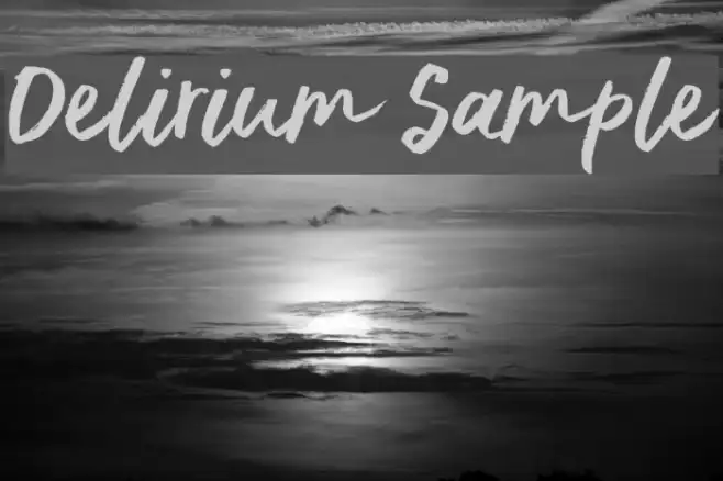 Delirium Sample Example 1