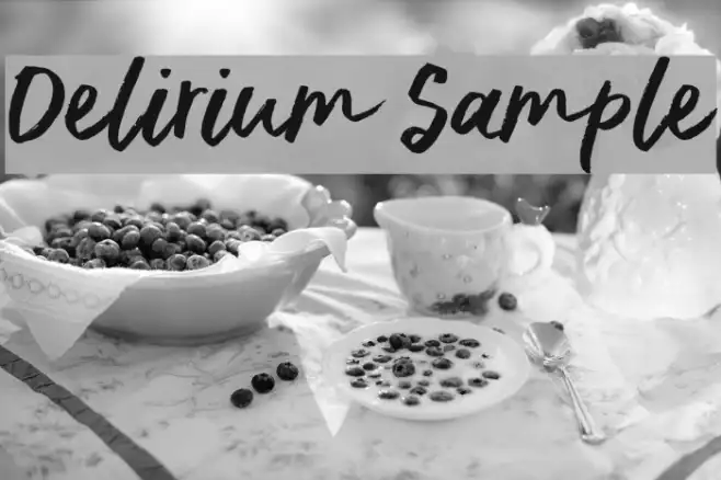 Delirium Sample Example 2