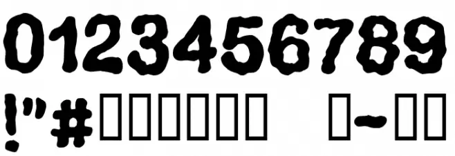 Delirium Font OTHER CHARS