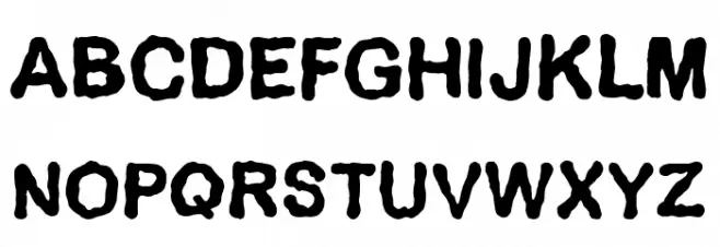 Delirium フォント 大文字