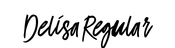 Delisa-Regular  font caratteri gratis