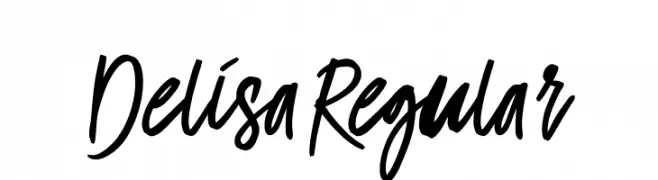 Delisa-Regular  Fuentes Gratis Descargar