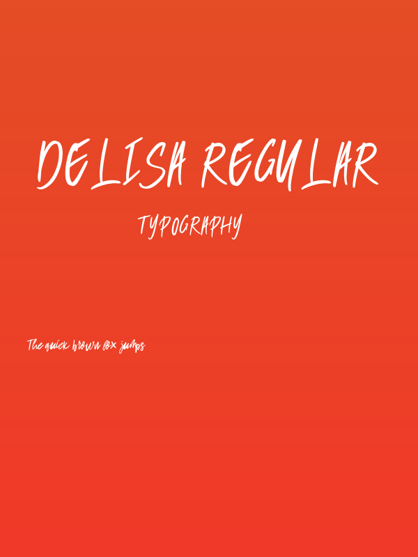 Delisa-Regular Poster