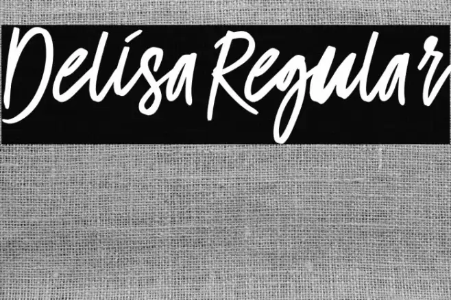 Delisa-Regular Font examples