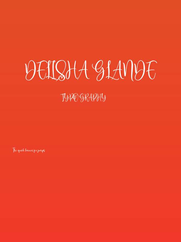 Delisha Glande Poster