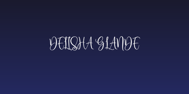 Delisha Glande Social Header