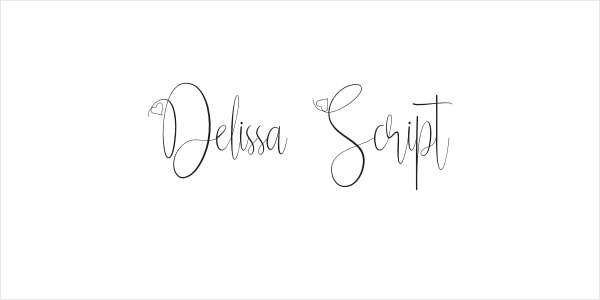 Delissa Script Logo