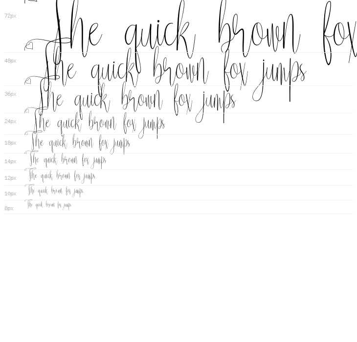 Delissa Script Waterfall