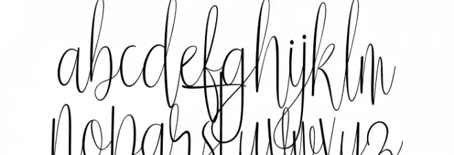 Delissa Script Fonte MINÚSCULAS