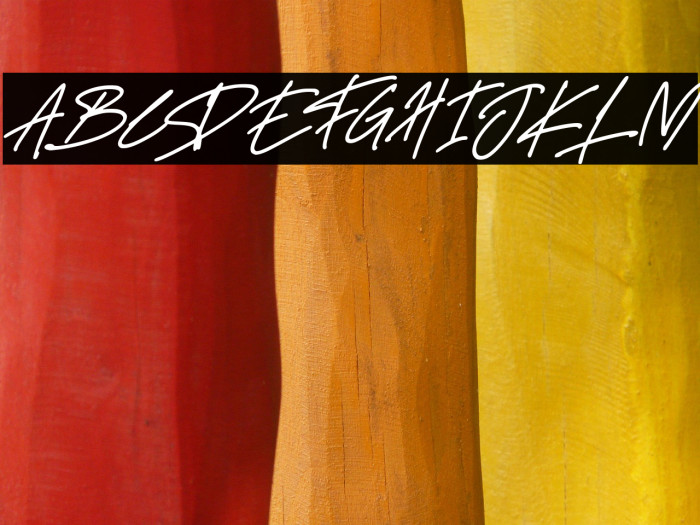 Delistha Signature Italic Example 1