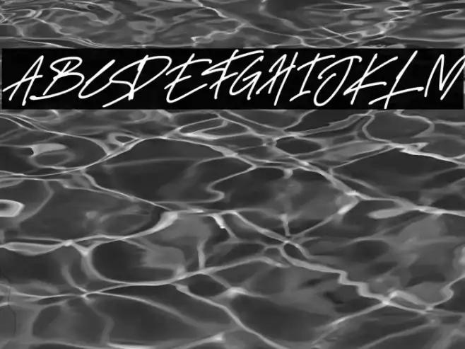 Delistha Signature Italic Example 2