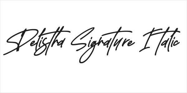 Delistha Signature Italic Logo