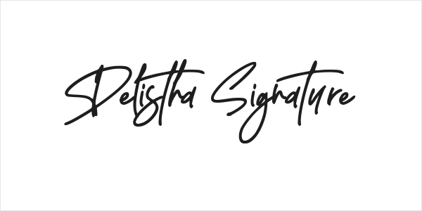 Delistha Signature Logo