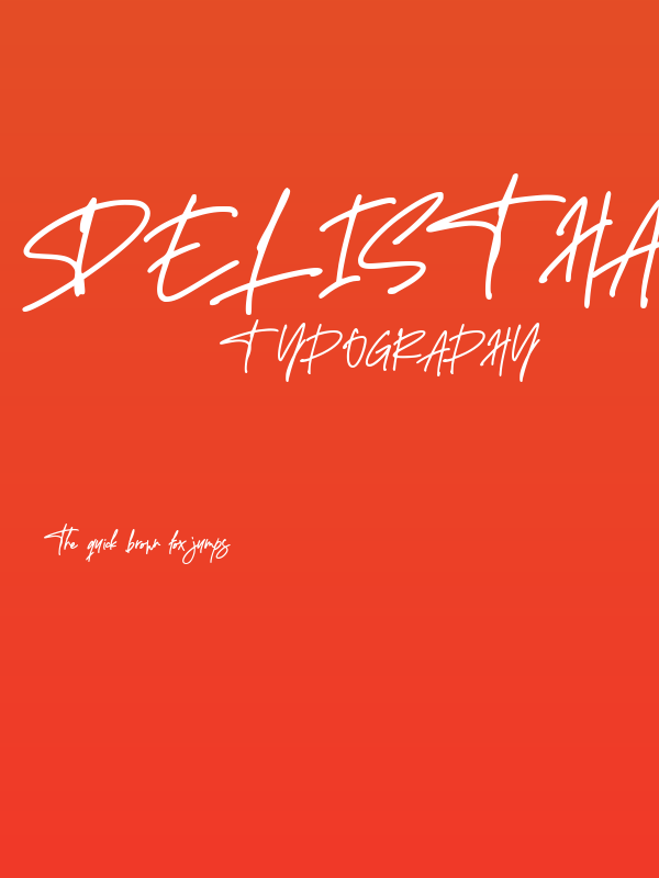 Delistha Signature Poster