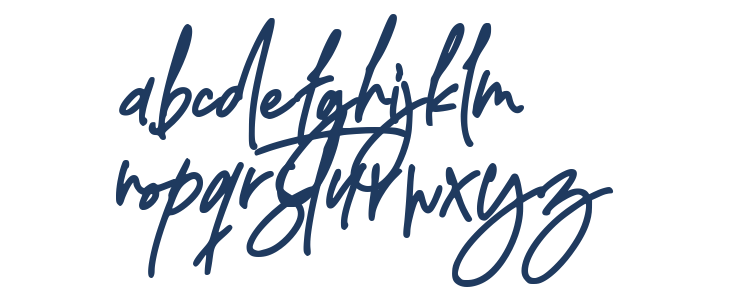Delistha Signature Lowercase