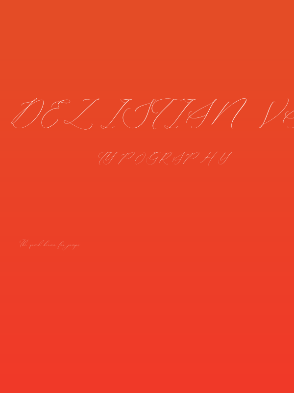 Delistian Valentine Poster