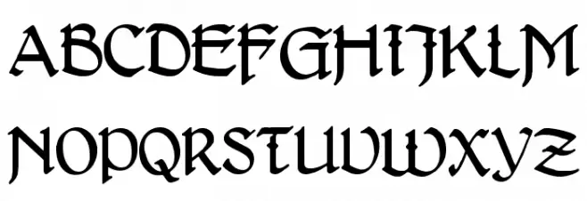 DelitschAntiqua Polices MAJUSCULES