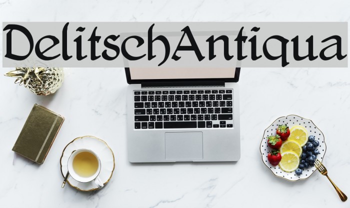 DelitschAntiqua Font examples