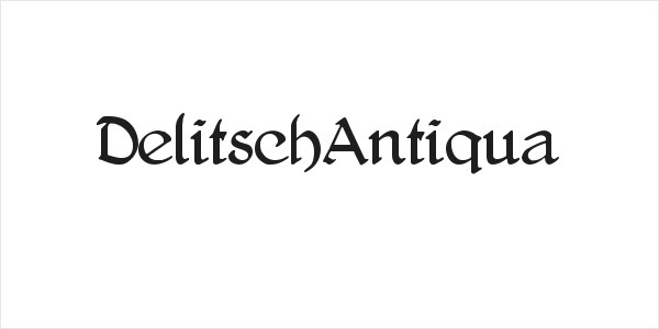 DelitschAntiqua Logo