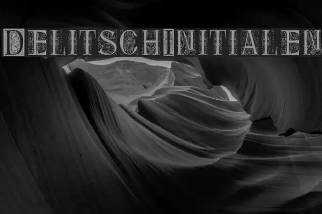 DelitschInitialen Font examples
