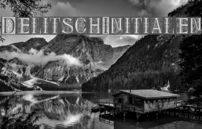DelitschInitialen Font examples