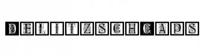 DelitzschCaps  Frei Schriftart Herunterladen