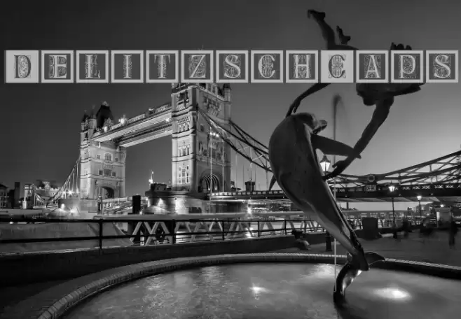 DelitzschCaps Font examples