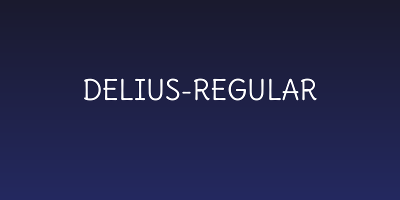 Delius-Regular Social Header
