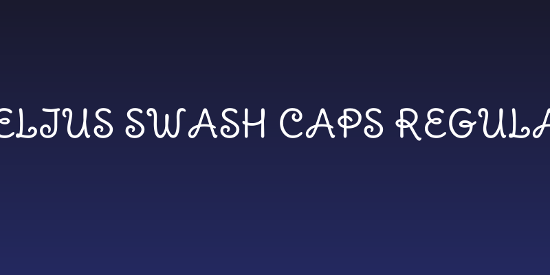 Delius Swash Caps Regular Social Header