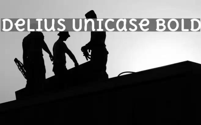 Delius Unicase Bold Font examples