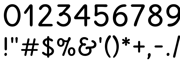 Delius Unicase Font OTHER CHARS