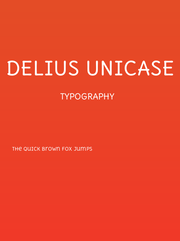 Delius Unicase Poster
