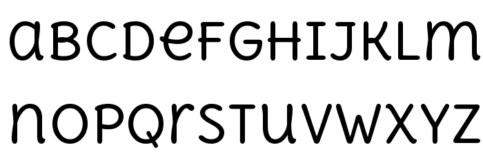 Delius Unicase Font LOWERCASE