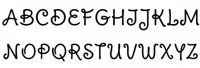 DeliusSwashCaps-Regular フォント 大文字