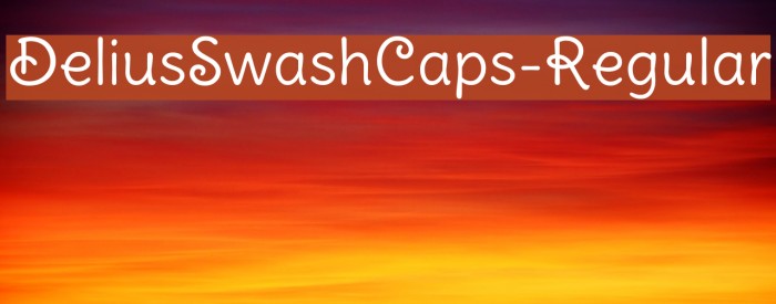 DeliusSwashCaps-Regular Font examples