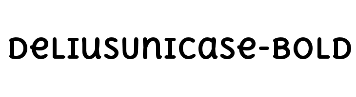 DeliusUnicase-Bold Font