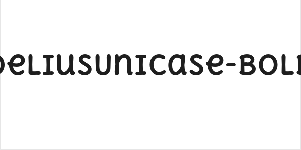 DeliusUnicase-Bold Logo