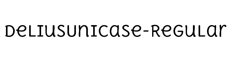 DeliusUnicase-Regular Font