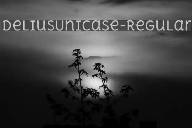 DeliusUnicase-Regular Font examples