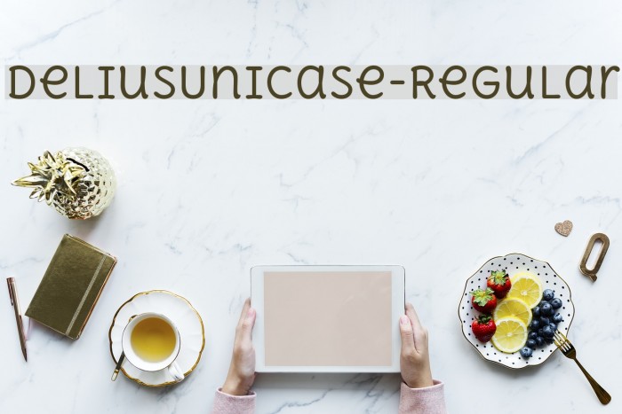 DeliusUnicase-Regular Font examples