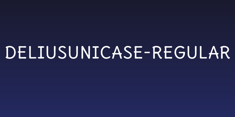 DeliusUnicase-Regular Social Header