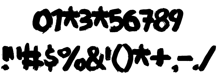 Deliver DEMO Regular Font OTHER CHARS